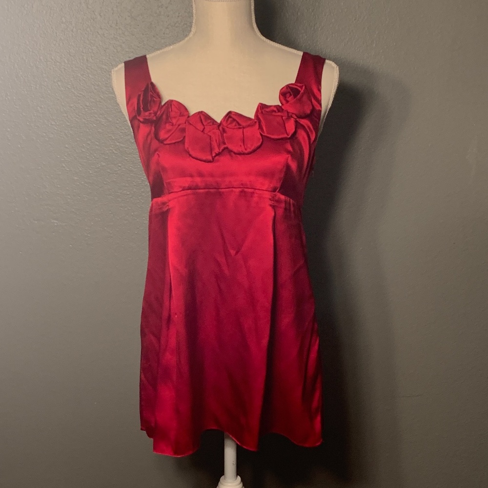 Rebecca Taylor Red Rose Blouse